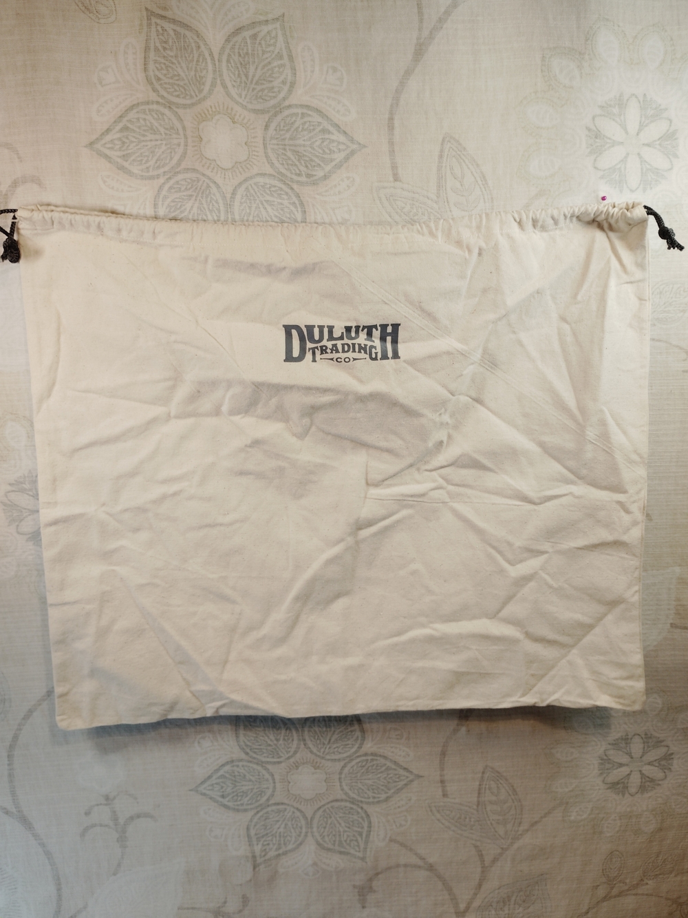 Duluth Trading Co Natural Canvas Drawstring Pouch
